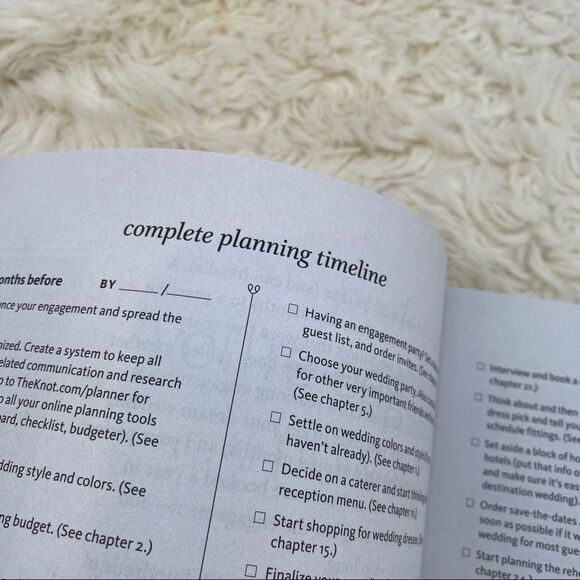 The Knot Complete Wedding Guide Book Soft Cover. - Picture 4 of 7